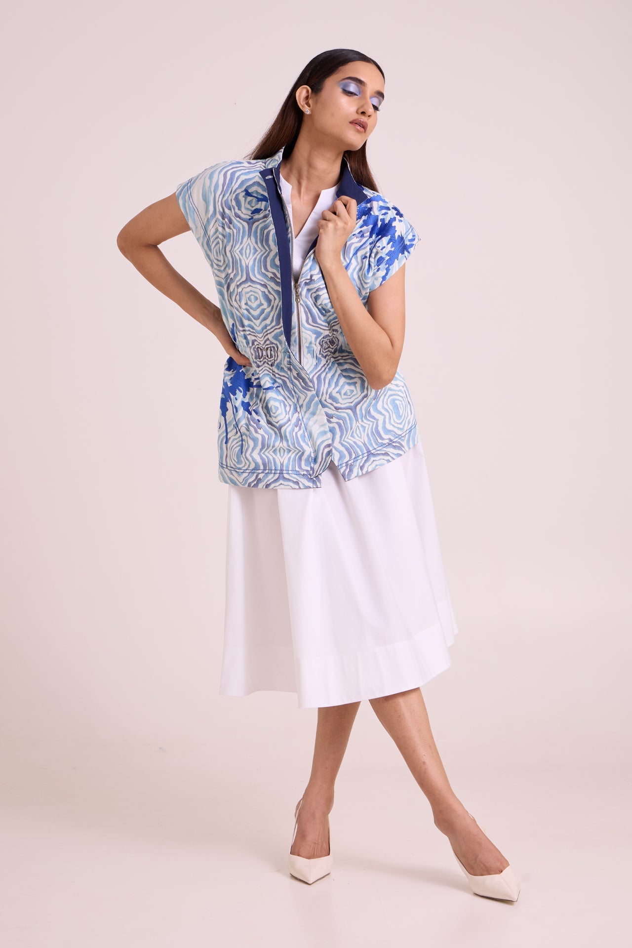Sarabi Peace Rock Jacket & Chalk Dress