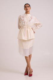 Orion Drawstring Top and Short Skirt