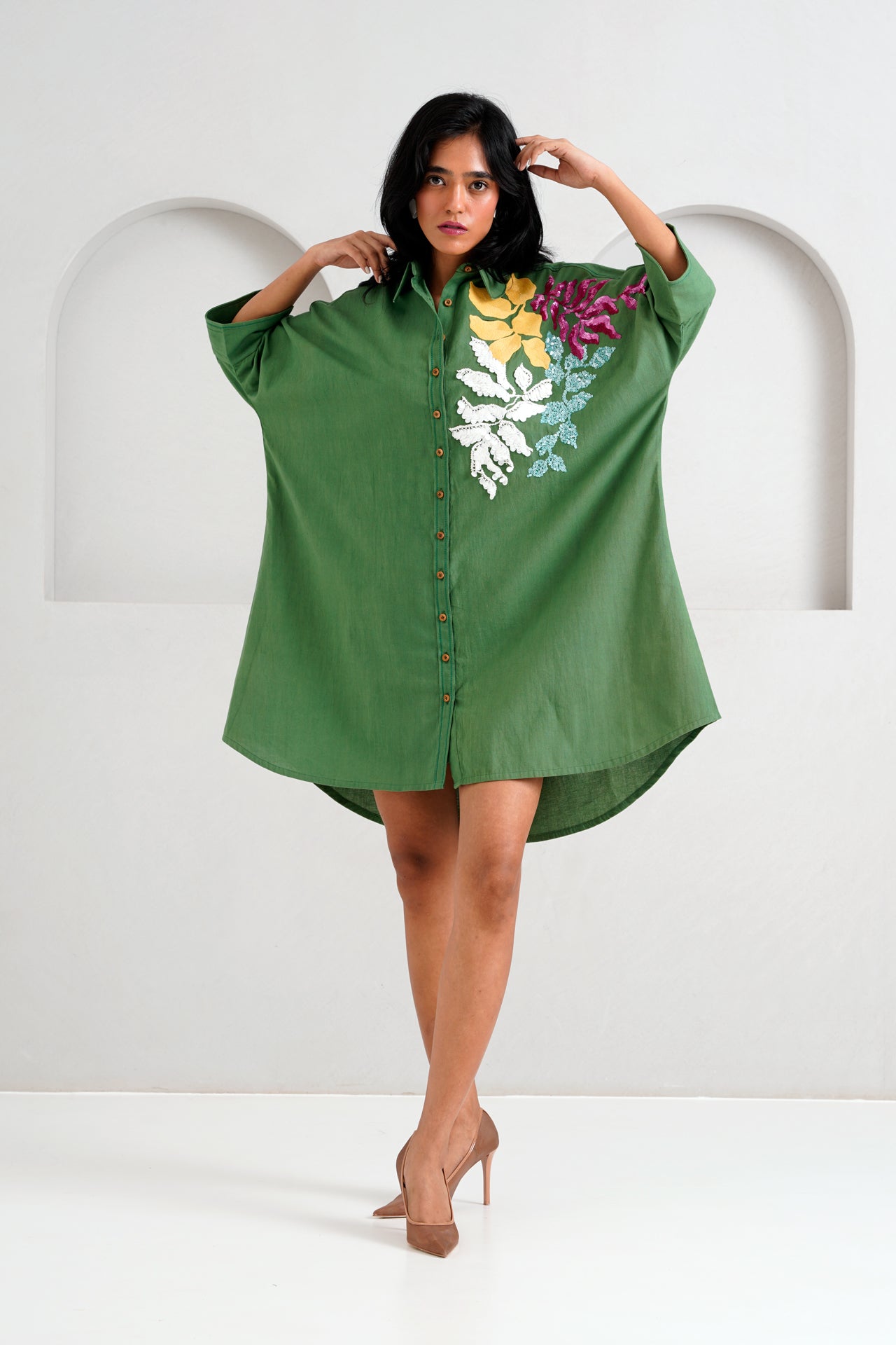 Pine Green Suri Limitless Love Dress