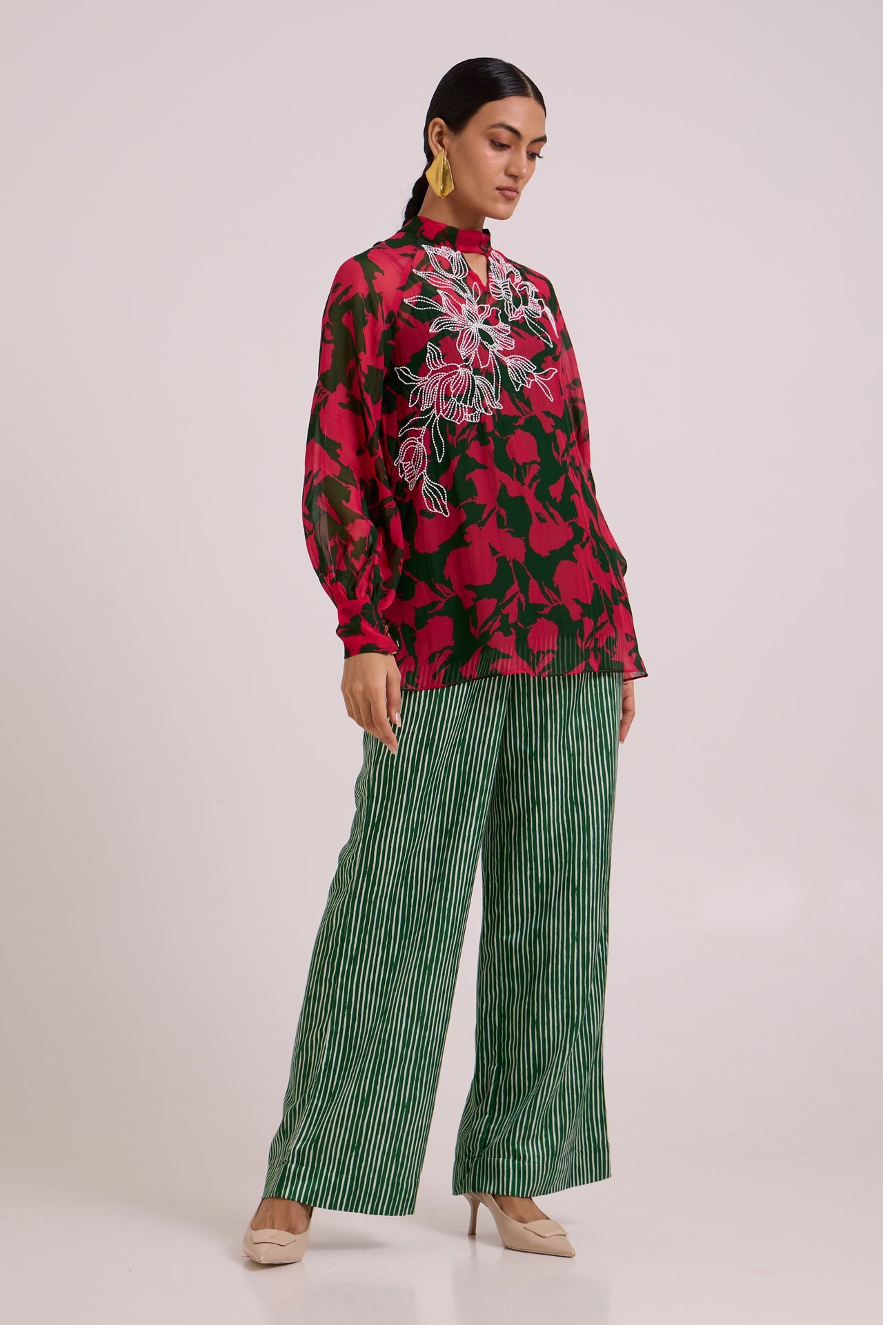 Shirley Superpose Tunic & Pant Set