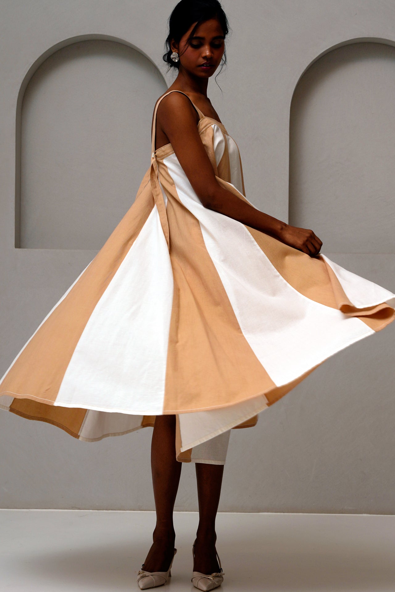 Multi Dallas Carousel Midi Dress