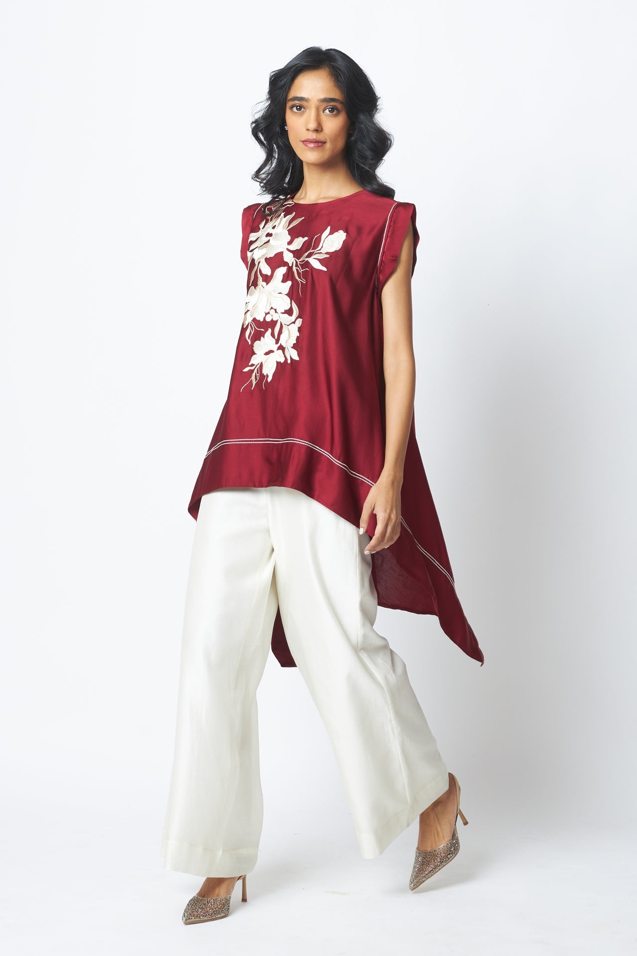 Burgandy Camila Trail Blazer Top & Pants