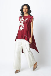 Burgandy Camila Trail Blazer Top & Pants