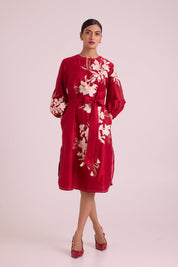 Sarla Apple Hem Midi Dress