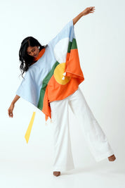 Multi Sol Oversized Sun Top & Pants
