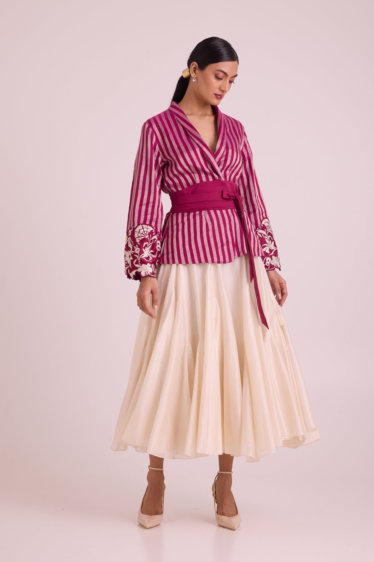 Pallava Monarch Blazer & Circular Skirt