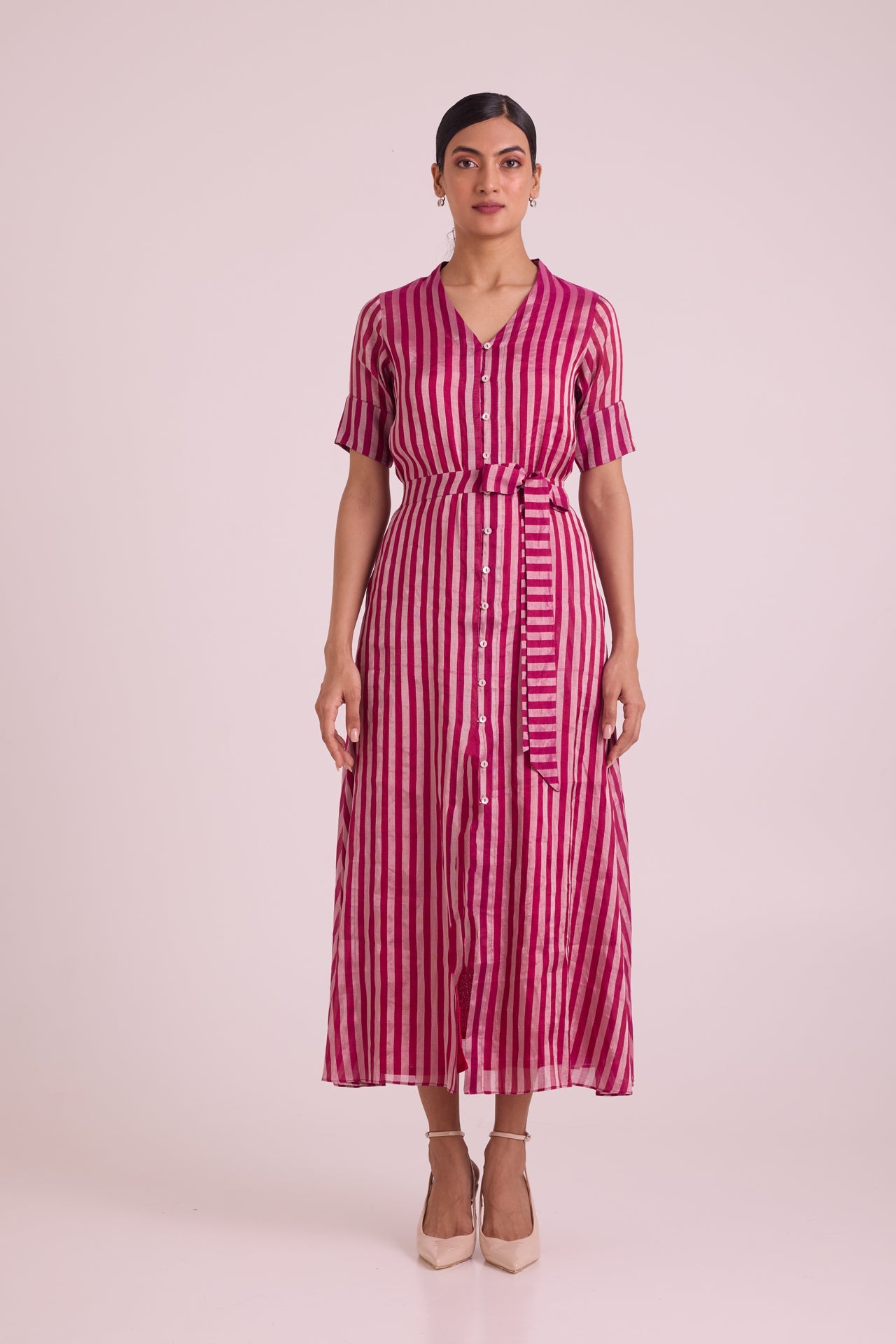 Miramar Button Down Long Dress