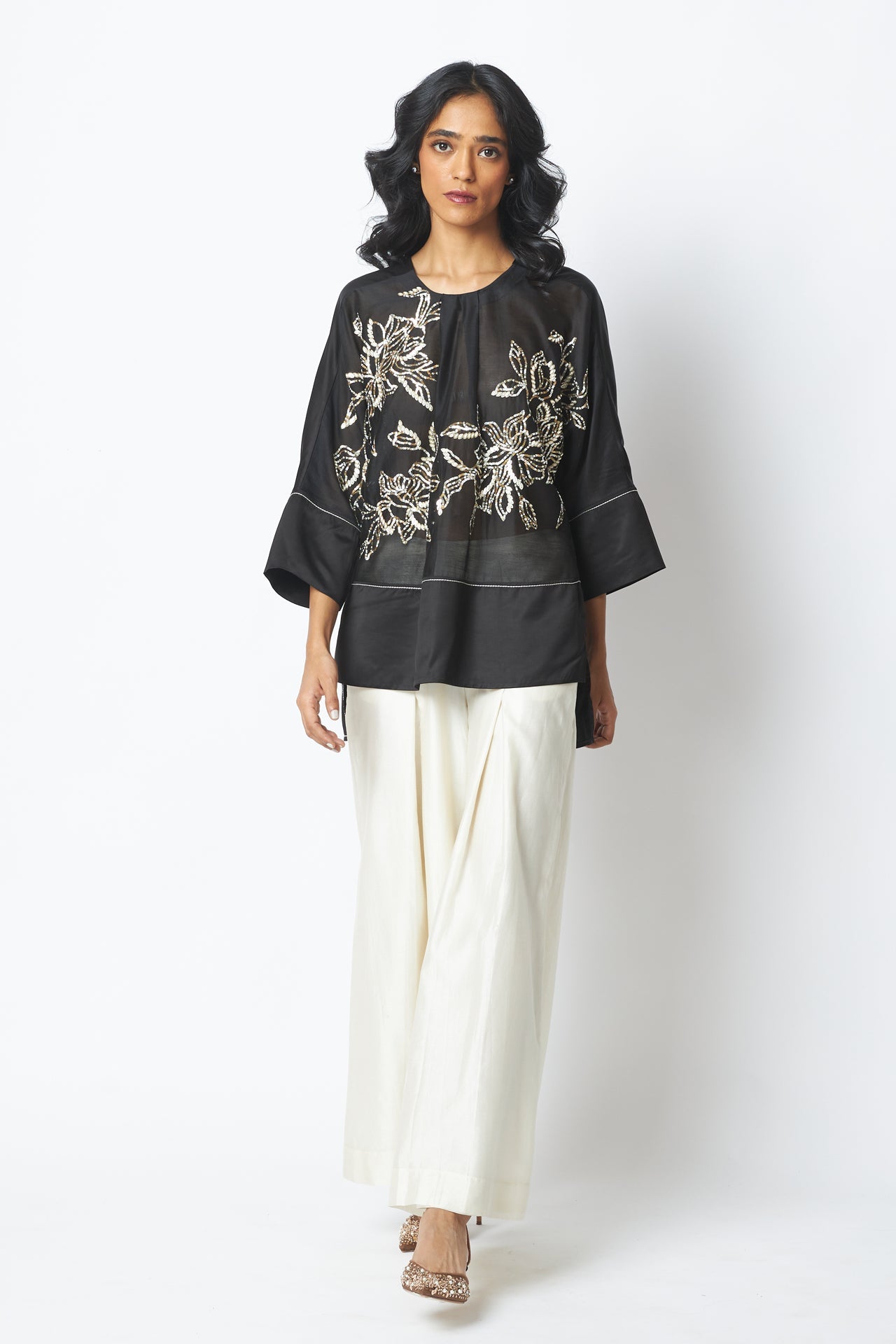 Munmun Starlit Sheer Top & Pants