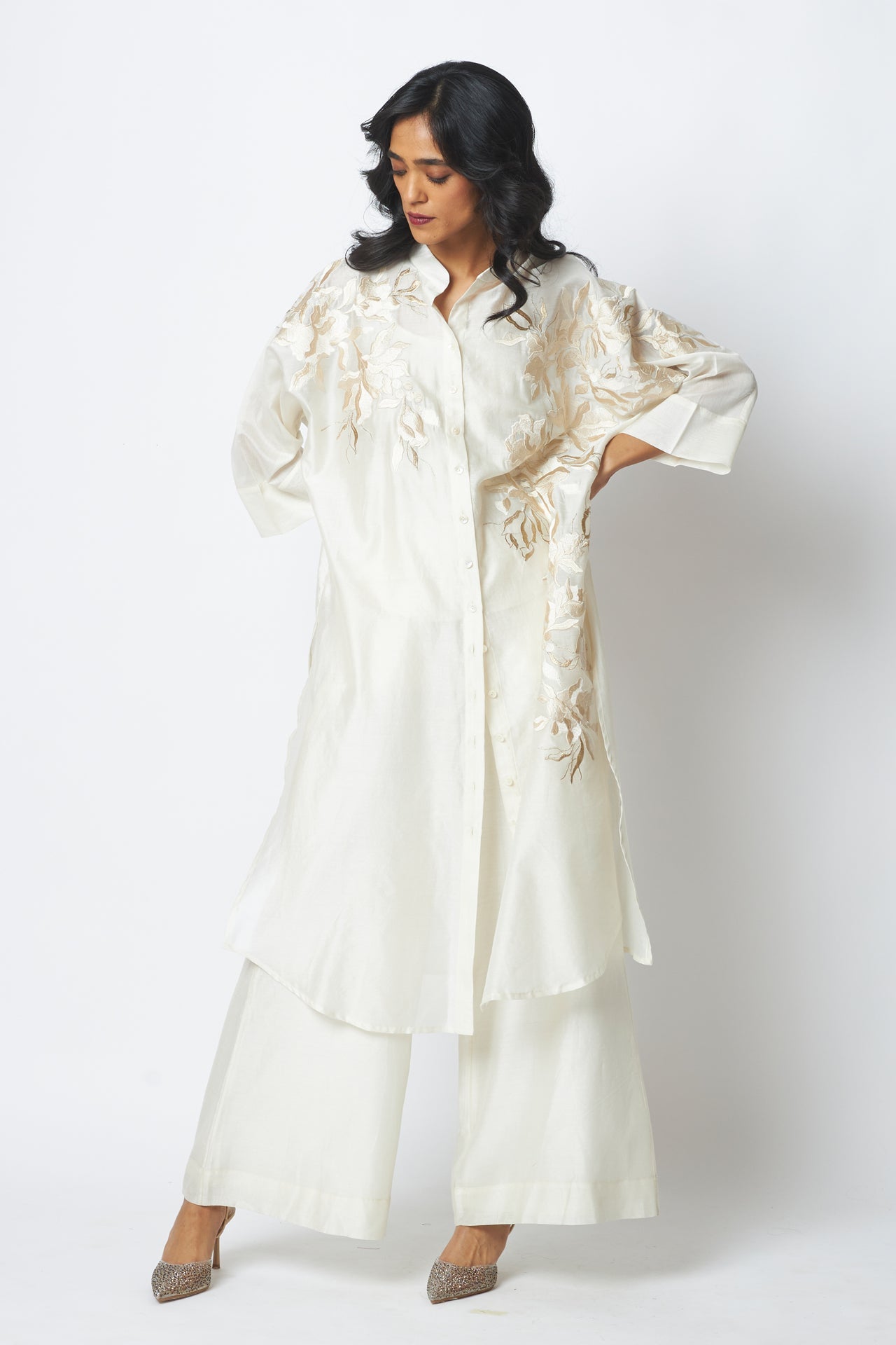Ivory Yercad Easy Shirt Tunic & Pants