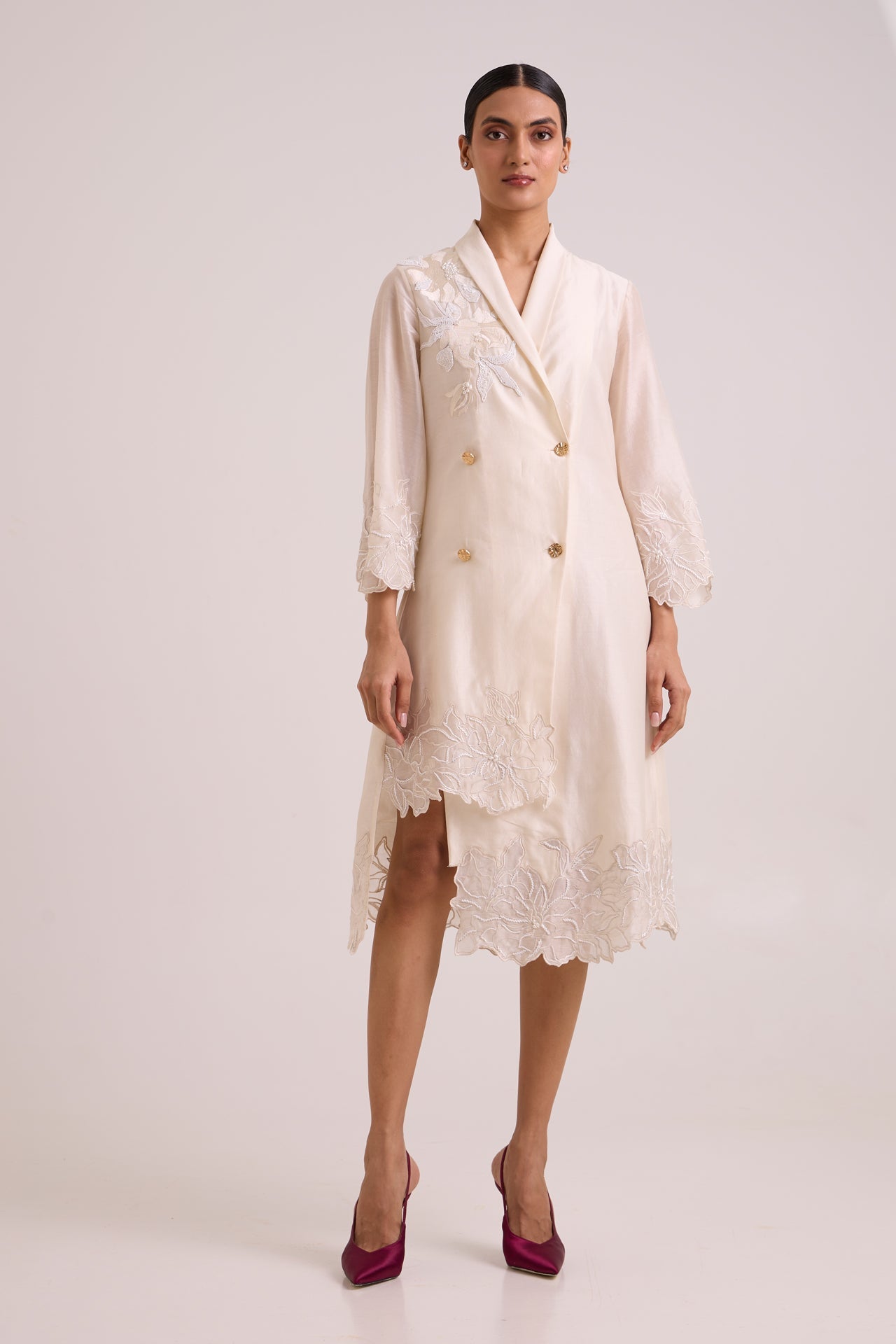Logan Quattro Button Blazer Dress