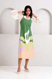 Pine Green Yana Blouson & Slip Dress