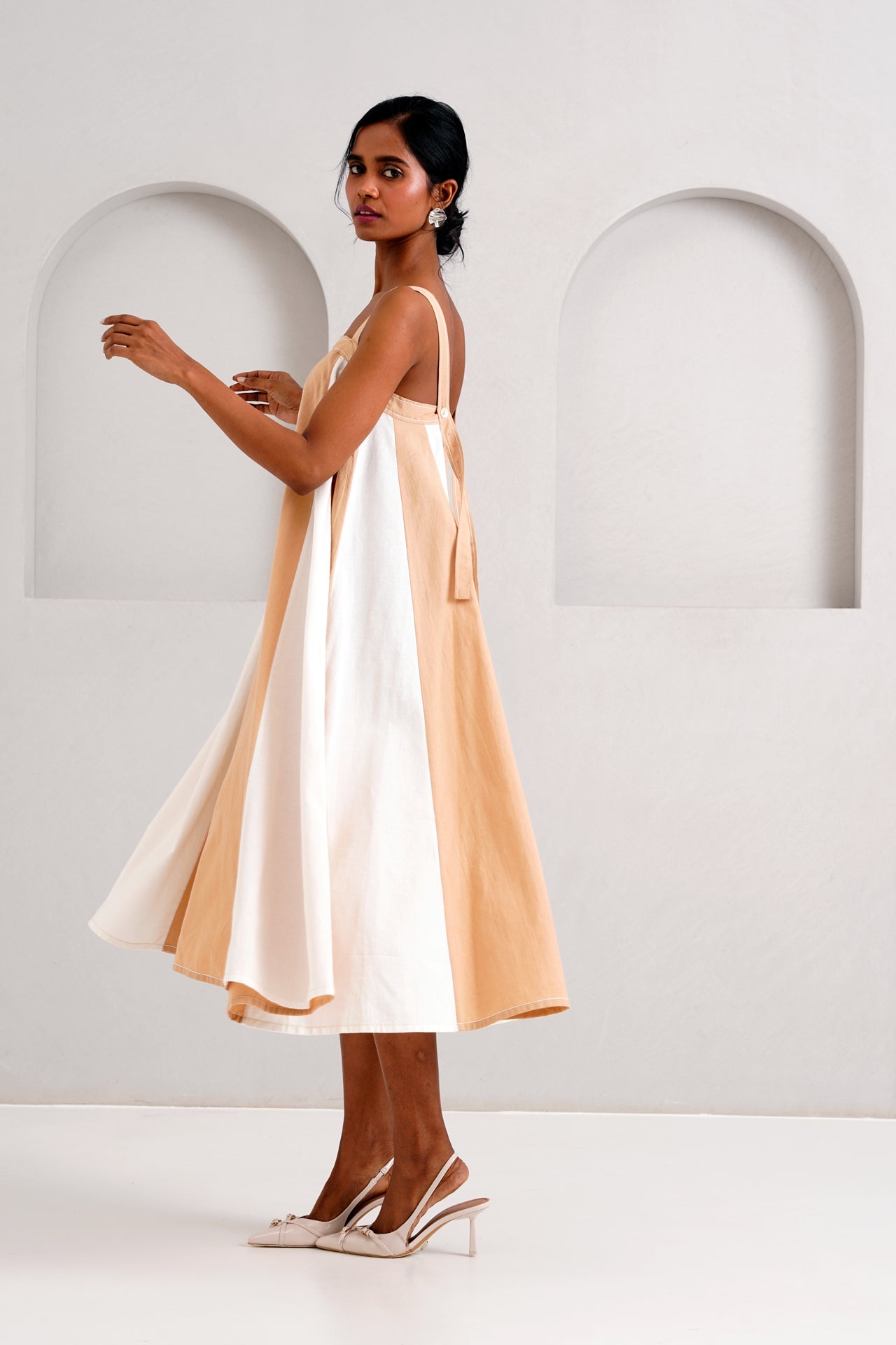 Multi Dallas Carousel Midi Dress