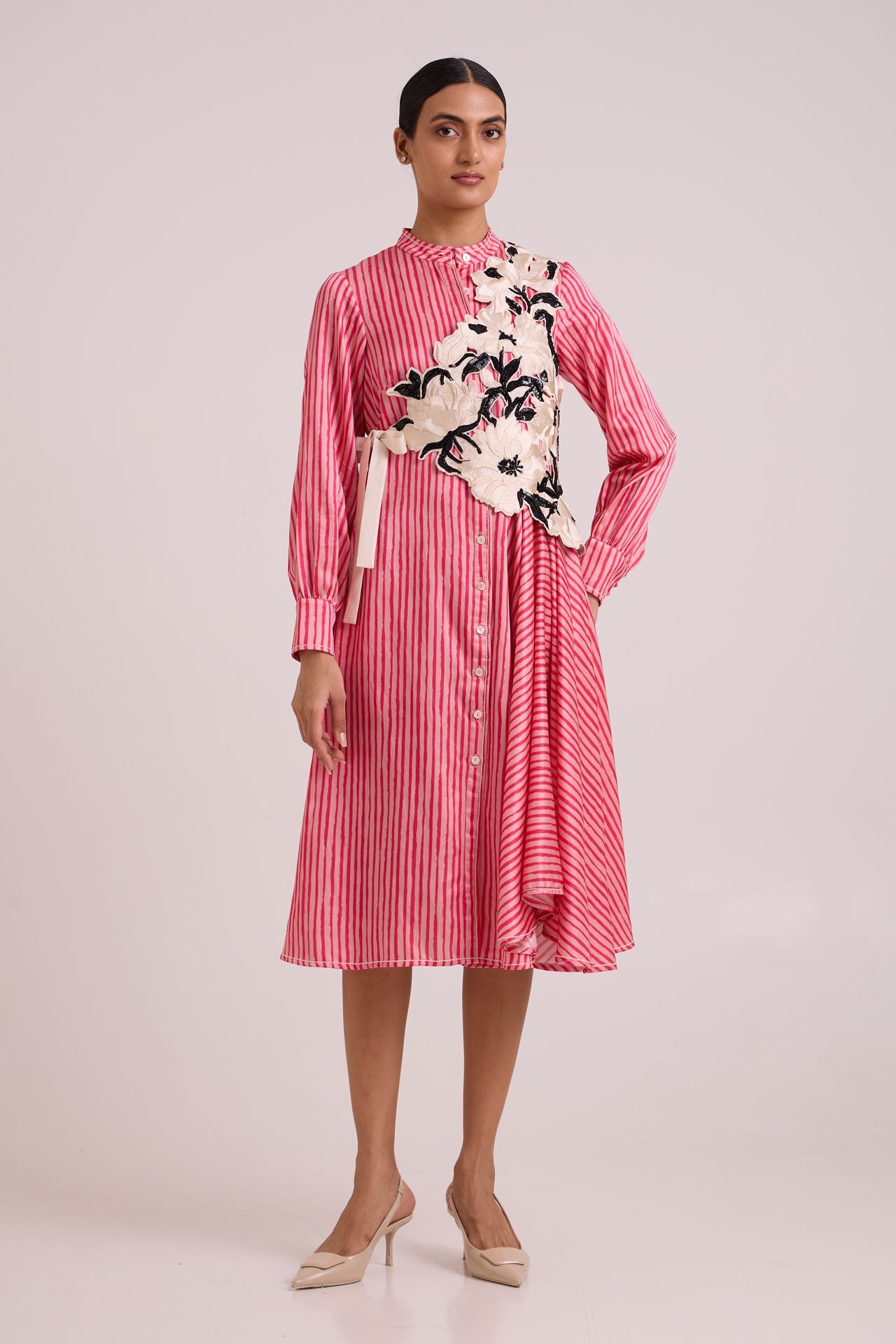 Comet Crossbody Bib & Serial Shirt Dress