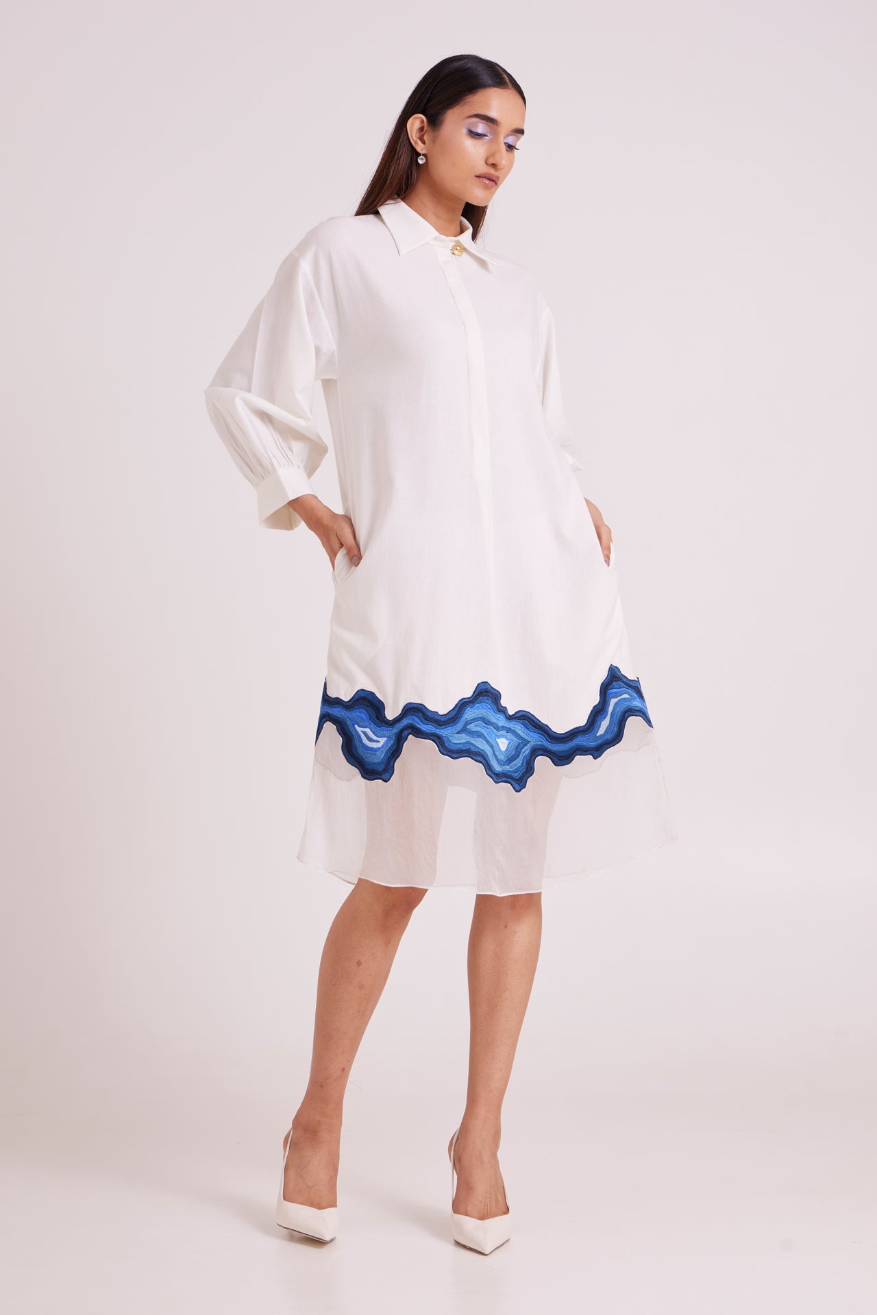 Thames Go Flow Midi Dress