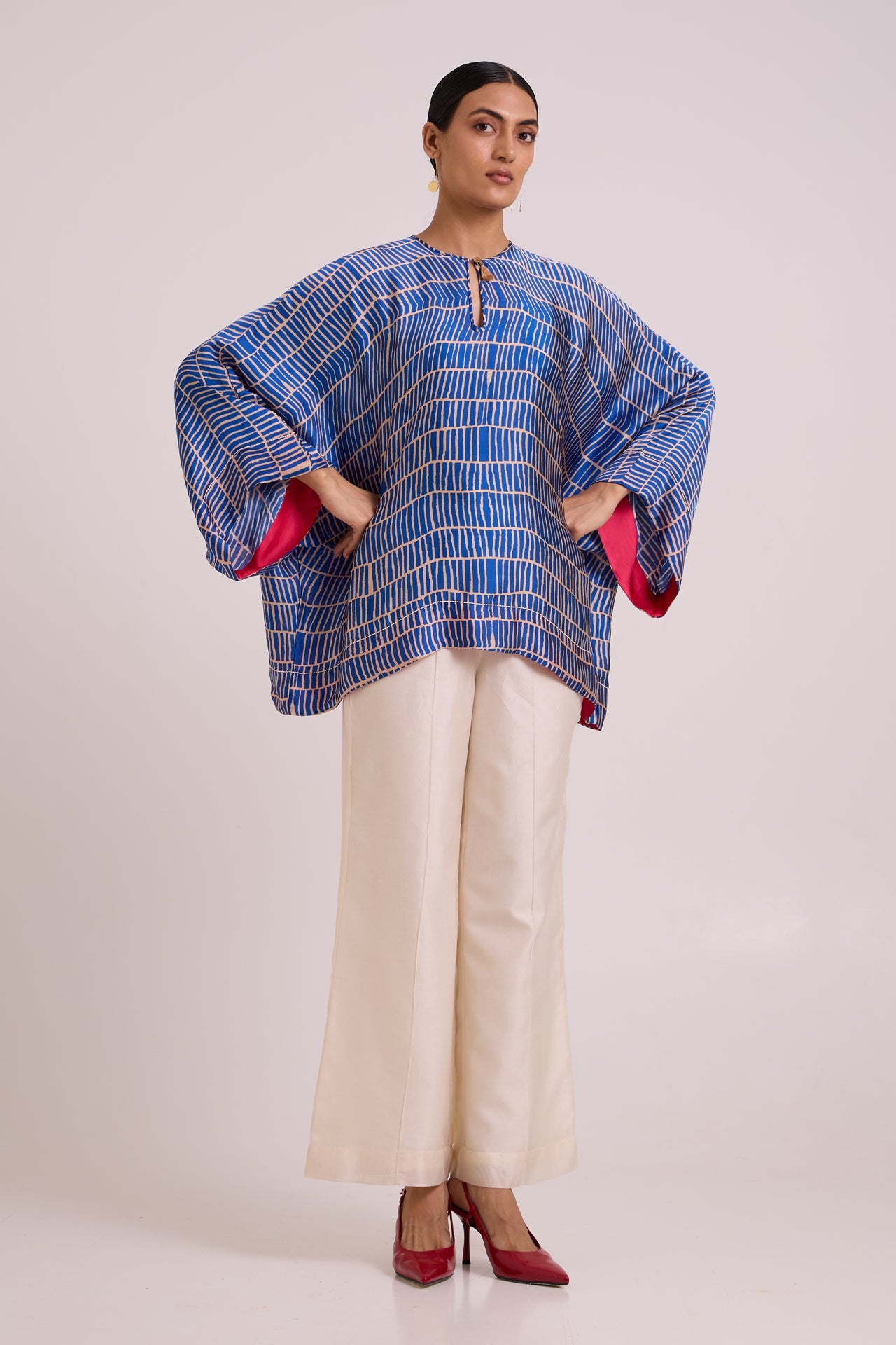 Sabrina Electric Blue Cloud Top & Pants