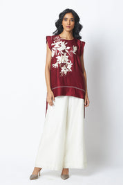 Burgandy Camila Trail Blazer Top & Pants