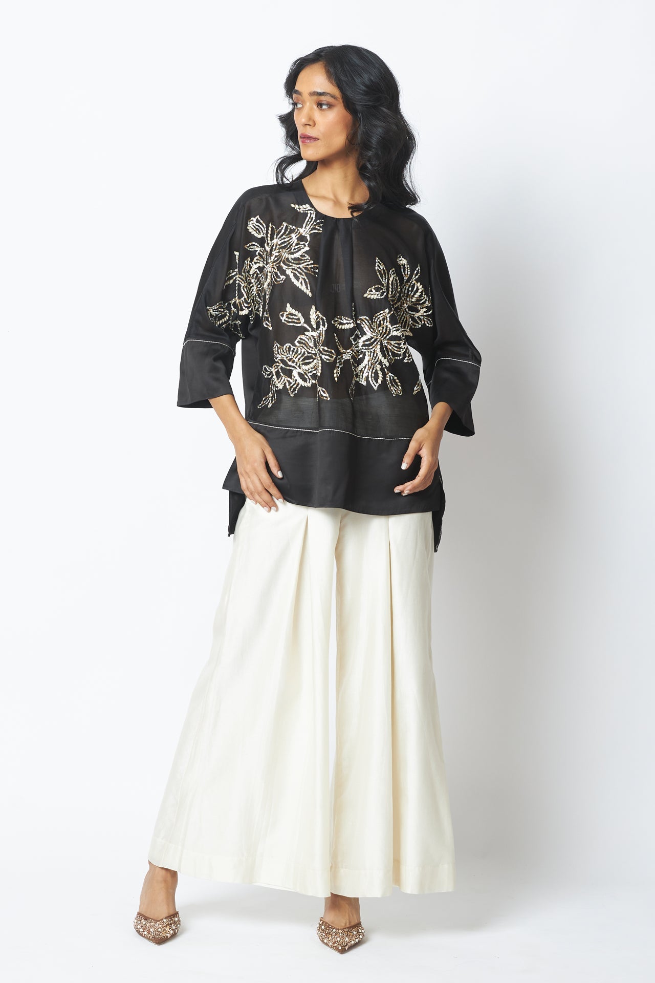 Munmun Starlit Sheer Top & Pants