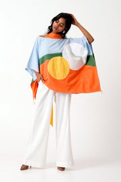 Multi Sol Oversized Sun Top & Pants