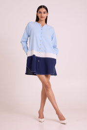 Harbour Beach Blue Short Dress