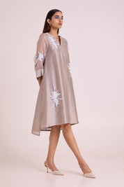 Gracie Graphite & Fern Tunic Dress