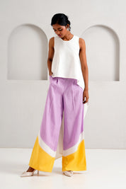 Rabi & Troop Criss Cross Top & Wave Hem Pants