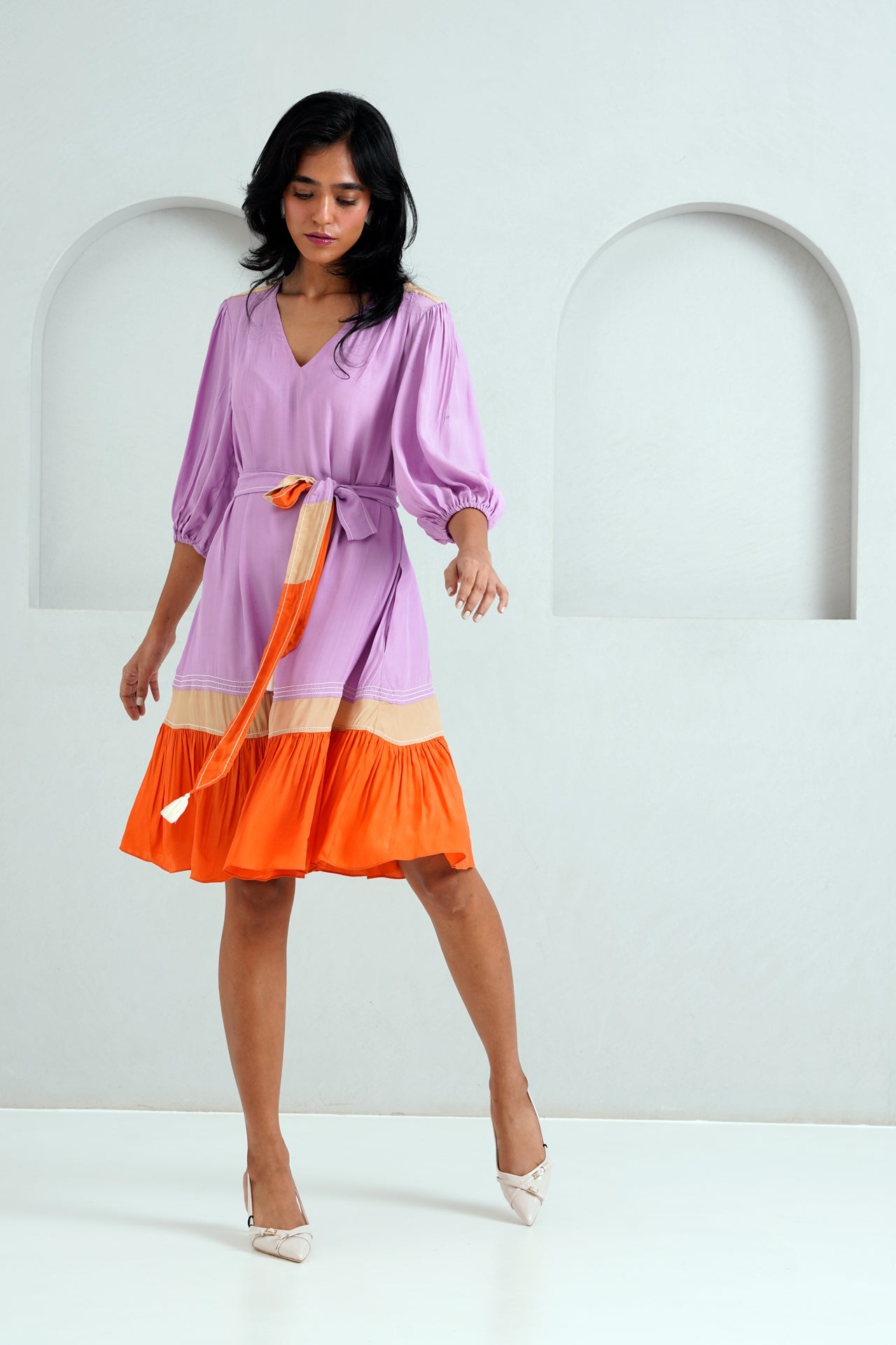 Vosky Short Roulette Dress