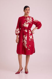 Sarla Apple Hem Midi Dress