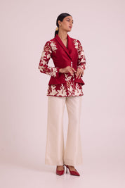 Vasco Flap Floral Blazer & Pants