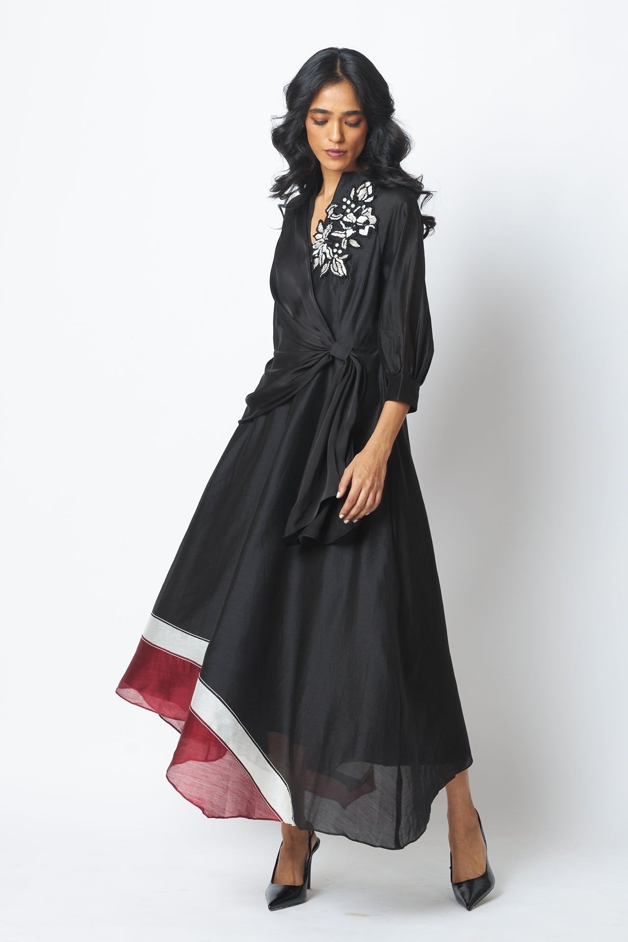 Louisa Moonlit Broach Midi Dress