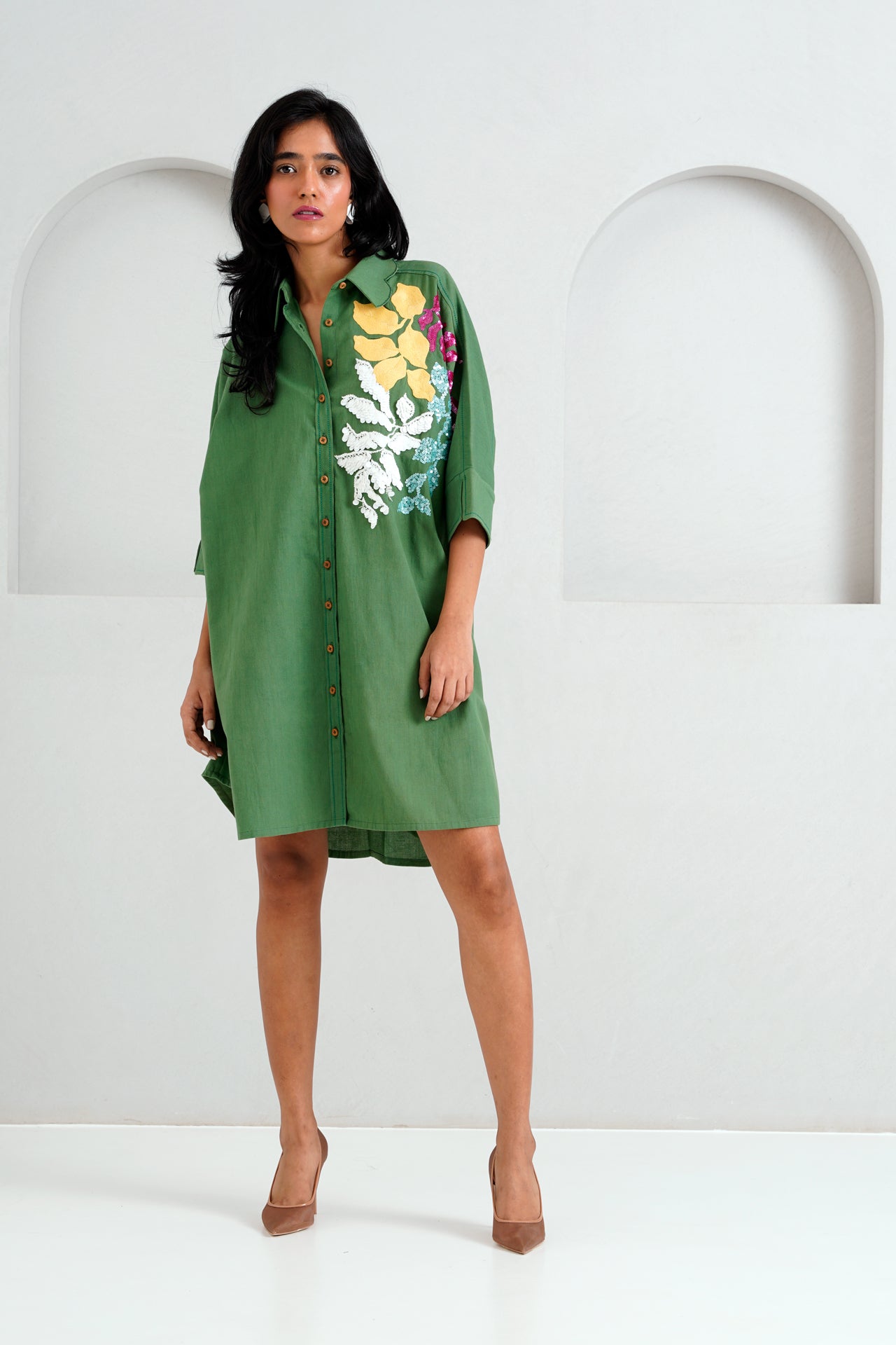 Pine Green Suri Limitless Love Dress