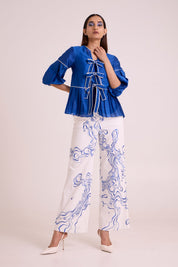Mikel Blue Tides Top & Pant Set