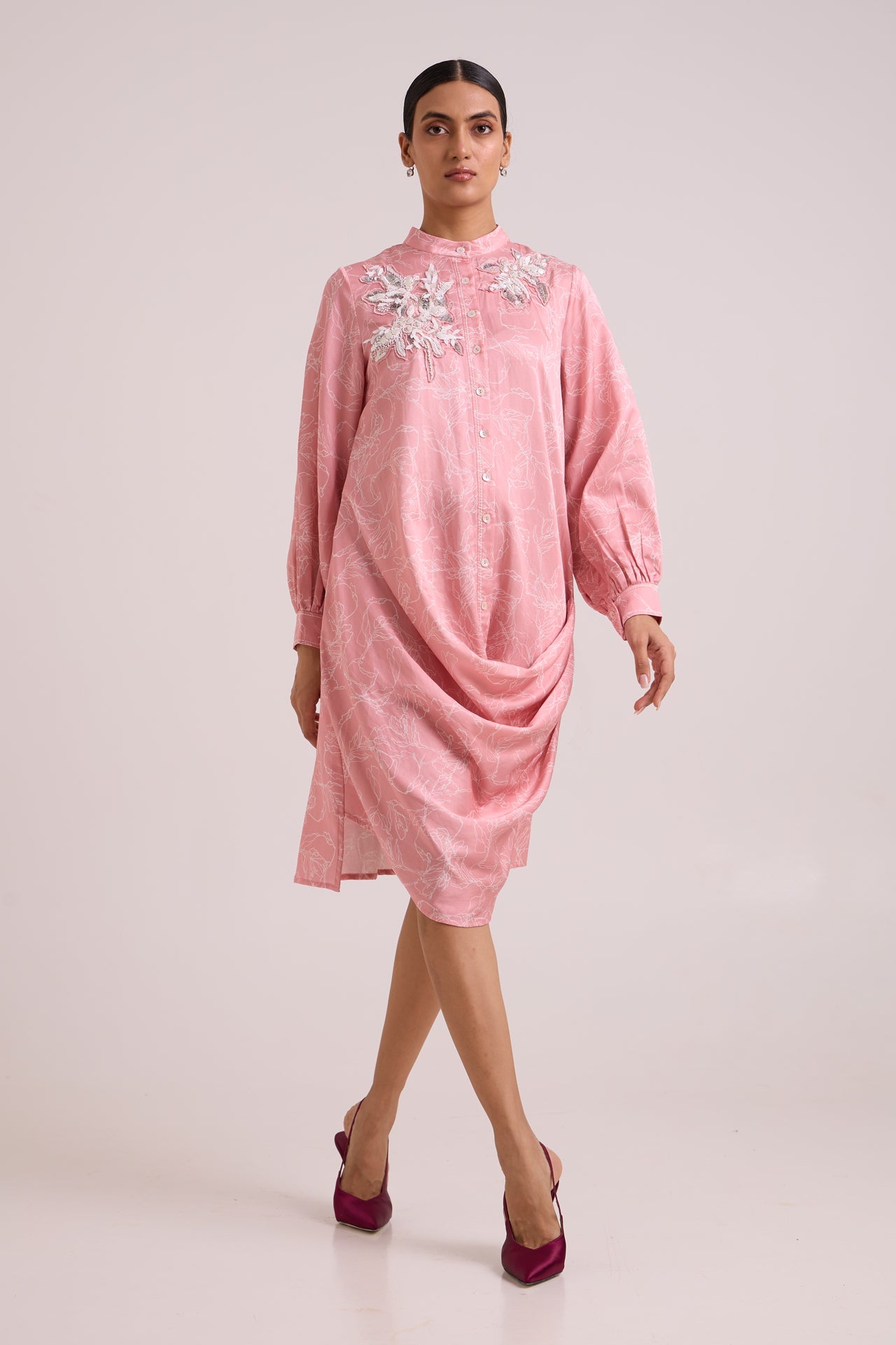 Leya Rose Water Short Dress