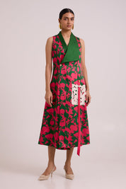 Taylor Overlap Long Blazer Dress