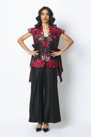 Pilar Floating Cape with Inner & Pants