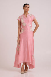 Lizzy Blush Pink Prism Long Dress