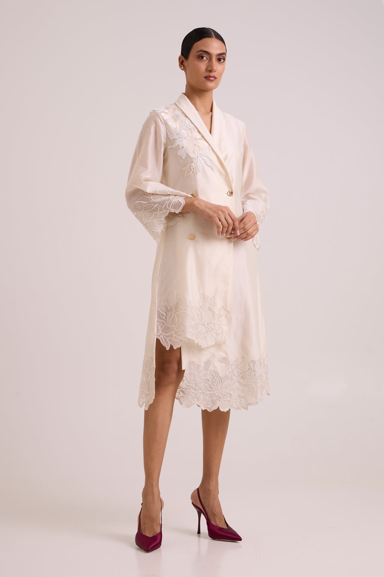 Logan Quattro Button Blazer Dress