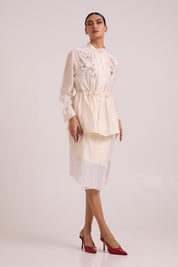 Orion Drawstring Top and Short Skirt