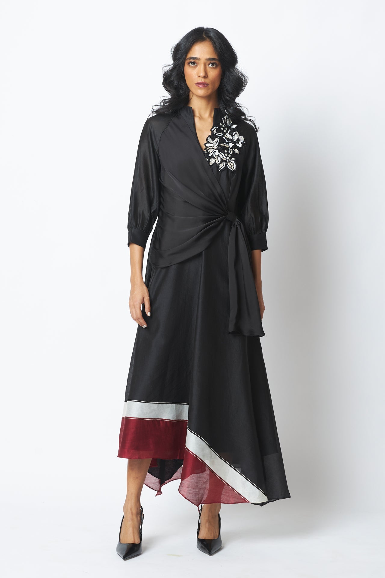 Louisa Moonlit Broach Midi Dress