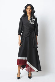 Louisa Moonlit Broach Midi Dress