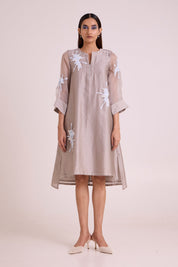 Gracie Graphite & Fern Tunic Dress