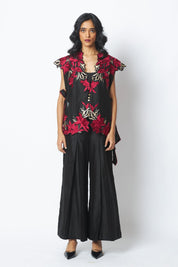Pilar Floating Cape with Inner & Pants