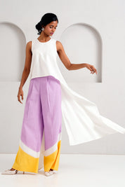 Rabi & Troop Criss Cross Top & Wave Hem Pants