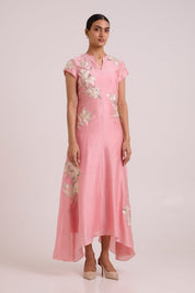 Lizzy Blush Pink Prism Long Dress