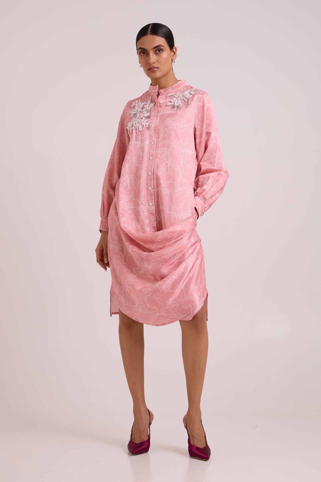 Leya Rose Water Short Dress