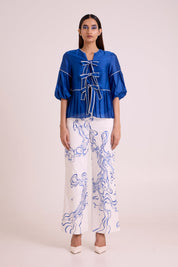 Mikel Blue Tides Top & Pant Set