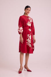 Sarla Apple Hem Midi Dress
