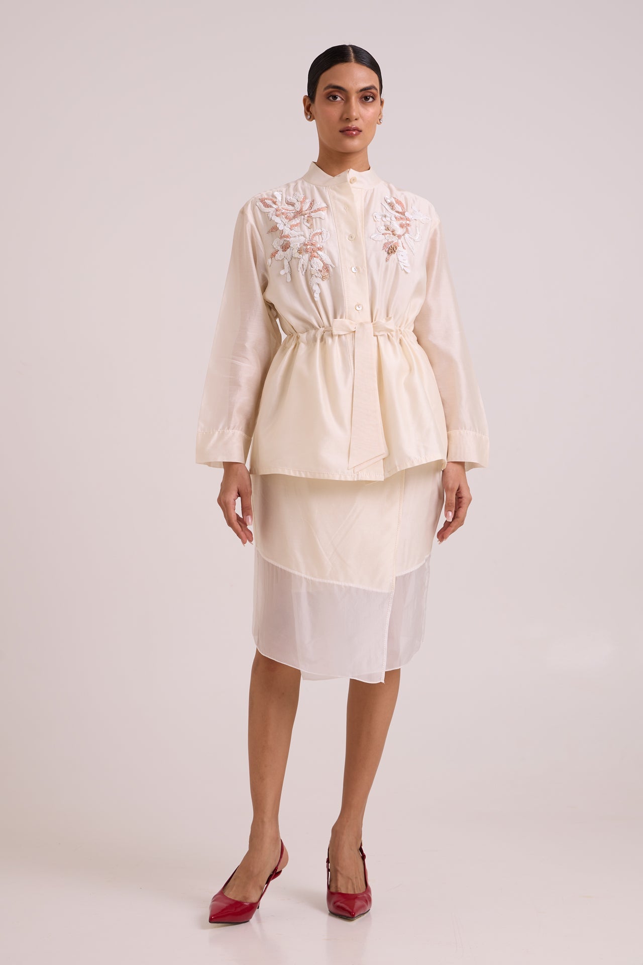 Orion Drawstring Top and Short Skirt