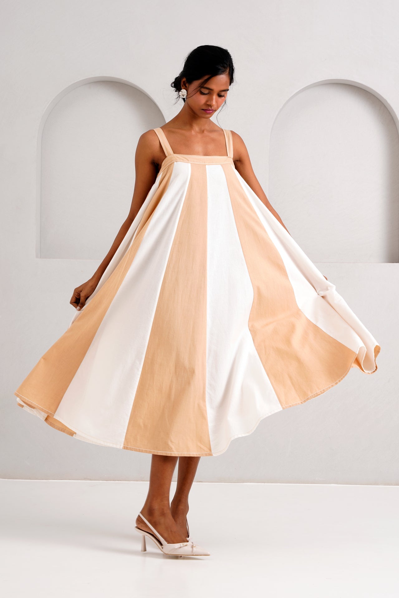 Multi Dallas Carousel Midi Dress