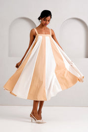 Multi Dallas Carousel Midi Dress