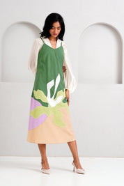 Pine Green Yana Blouson & Slip Dress
